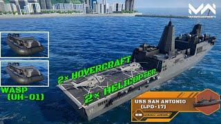 NEW Ship USS San Antonio LPD-17 Overview and Gameplay  Better Than JS Katori?  Modern Warship