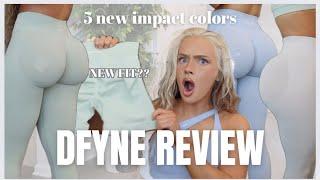 DFYNE REVIEW  New Impact Colors Try on Haul best BBL scrunch shorts leggings? new fit? 2024