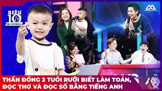 Thần đồng 2 tuổi rưỡi biết làm toán đọc thơ và đọc số bằng tiếng anh  Siêu Tài Năng Nhí Mùa 4