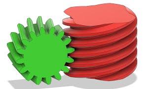 How to model Worm Gears Gears pt 7?