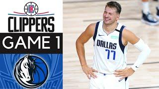 Luka Doncic  FULL Game 1 Highlights vs LA Clippers  NBA Playoffs 2020