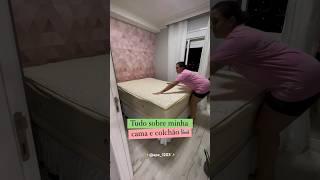 TUDO SOBRE MINHA CAMA  #cama #camacasal #colchao #colchaomola #molasensacadas #quarto #quartocasal