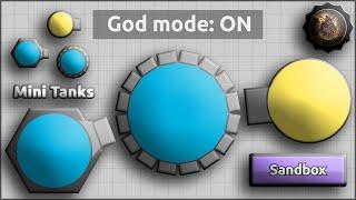 Diep.io - GOD MODE NEW SANDBOX GAME MODE UPDATE BECOME AN ARENA CLOSER