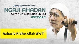 Rahasia Ridho Allah SWT  NGAJI AHADAN  Syaikhina KH. Maimoen Zubair  Mbah Moen