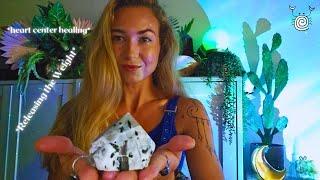 Reiki ASMR  Releasing the Weight  Heart-Centered Healing  calming crystal energy  de-stress