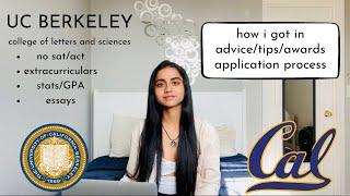 HOW I GOT INTO UC BERKELEY stats extracurriculars essays  College Application