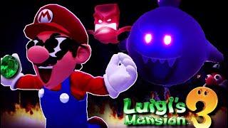 Mario Plays luigis mansion 3
