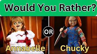 Would You Rather?  scary and Horror Movies Edition  خوفناک فلمیں