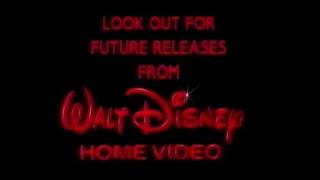 Look out for Future Releases from Walt Disney Home Video 1994 Ident