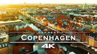 Copenhagen Denmark  - by drone 4K