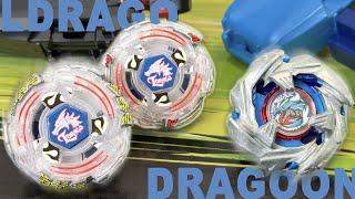 LEFT-SPIN DRAGON BATTLE  Lightning L-Drago 1-60F X REMAKE VS Cobalt Dragoon 2-60C  Beyblade X