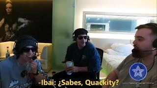 Quackity Ibai y Luzu hablan en inglés Ibai queda impresionado   Subtitulado