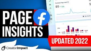 How to use Facebook Analytics in 2023 Facebook Page Insights learn about your audience