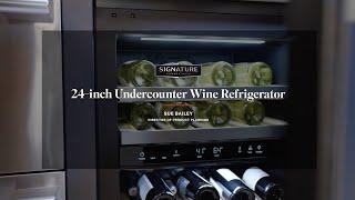 Product Features 24-inch Built-in Undercounter Wine Refrigerator