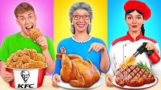 Me vs Grandma Cooking Challenge  Funny Food Situations by Multi DO Challenge