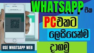 how to use whatsapp web on androidiphonesinhala