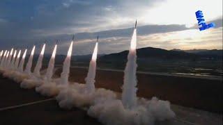 Массовый пуск баллистических ракет в КНДР