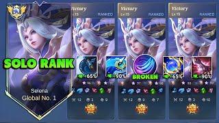 SELENA BEST FULL DAMAGE BUILD FOR SOLO RANKED GAME 2024 AUTO WINSTREAK-Mobile legends