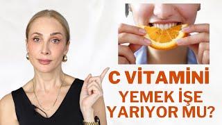 C Vitamini Cilde Geçiyor mu? Bilmedikleriniz   Sebile Ölmez