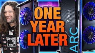 ONE YEAR LATER Intel Arc GPU Drivers Bugs & Huge Improvements