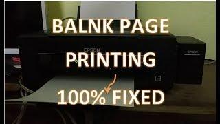 Printer Print Blank Page how to fix this blank page in printer Epson and Other