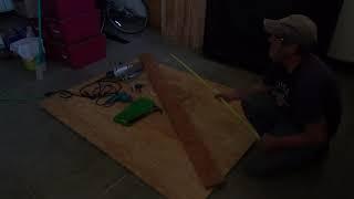 How to Build Bed Box Attaching Plywood to Side Rails