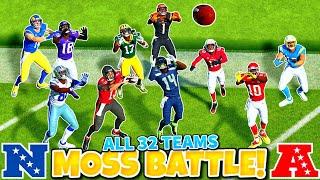 ALL 32 TEAM WIDE RECEIVER MOSS BATTLE TOURNAMENT Who Will Win it All??