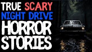 True Night Drive Scary Horror Stories for Sleep  Black Screen With Rain Sounds