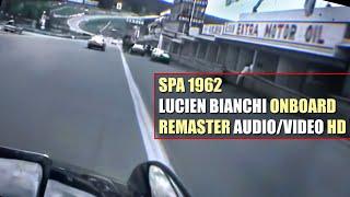 HD 1962 Lucien Bianchi Aston Martin DB4 GT Onboard SPA REMASTER AUDIOVIDEO