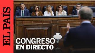 DIRECTO  Pleno del Congreso de los Diputados  EL PAÍS