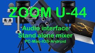 ZOOM U-44 unboxing demo