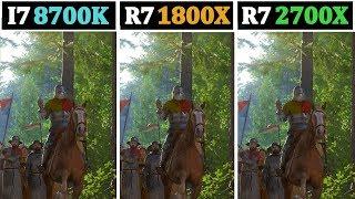 Gaming & Streaming  R7 2700X vs R7 1800X vs I7 8700K  Tested 15 Games 