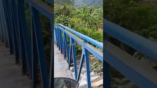 jembatan biru jalan menuju leuwi areuy #healing