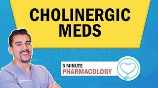 Pharmacology - Cholinergic drugs nursing RN PN NCLEX