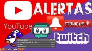 Poner alertas  donaciones suscripciones superchat y bot de voz  en livestream  Youtube  Twich