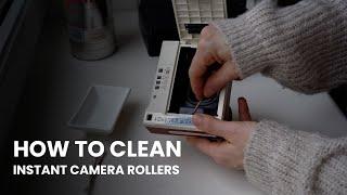 How to clean the rollers of your instant camera