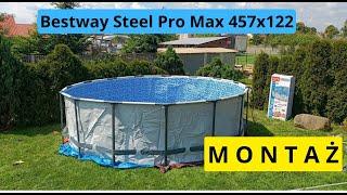 Bestway Steel Pro Max 457x122 Montaż basenu stelażowego.