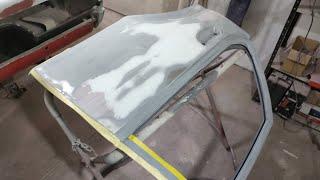 Applying Body Filler & Spraying Primer