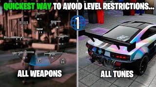 GTA Online  How to Avoid Level Restrictions and buy everything at level 1