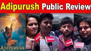 Adipurush Public Review - Tamil   Prabhas  Saif Ali Khan  Kriti Sanon  Om Raut  Bhushan Kumar