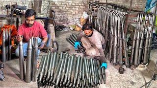 Amazing Process of Making Motorcycle Silencer.And Ceiling Fans are Made in Factor 