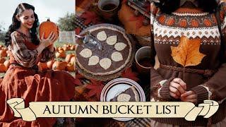 Cozy Autumn Bucket List Ideas  10 Cottagecore & Slow Living Fall Activities