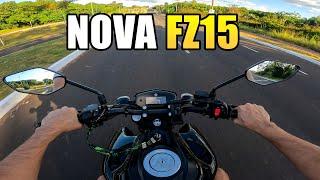 FZ-15 2024  ANDANDO PELA PRIMEIRA VEZ DE FZ15 2024  MELHOR MOTO PARA COMEÇAR