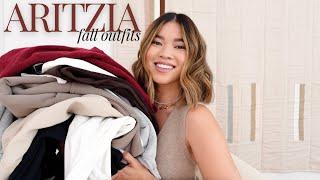 HUGE ARITZIA FALL TRY ON HAUL  Best fall transitional pieces for your wardrobe & how to style them