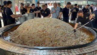 THE MOST GIANT PILAF  3000 kg wedding pilaf  STREET FOOD