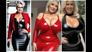 Mature wives in PVC & latex clothing