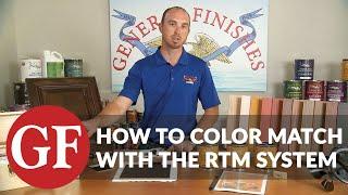 How To Color Match Water-Based Stains with General Finishes RTM System