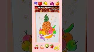 HOW TO DRAW FRUIT  داستان قصه ترانه شعر میوه  شاد کودکانه بچگانه  شورتس فارسی آموزش نقاشی