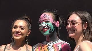 Full Body Painting Day - Human Connection Arts - Andy Golub - End of an Epoch - Union Square NYC