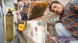 Lg Ac Gas Leakage Problem  Ac Calling Nahi De Raha  AC Gas Leakage  Ac Me Nitrogen Kaise Bhare